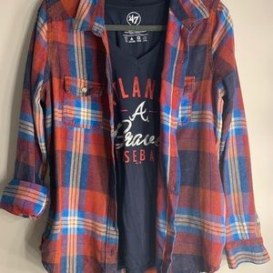 Blue and Red Flannel